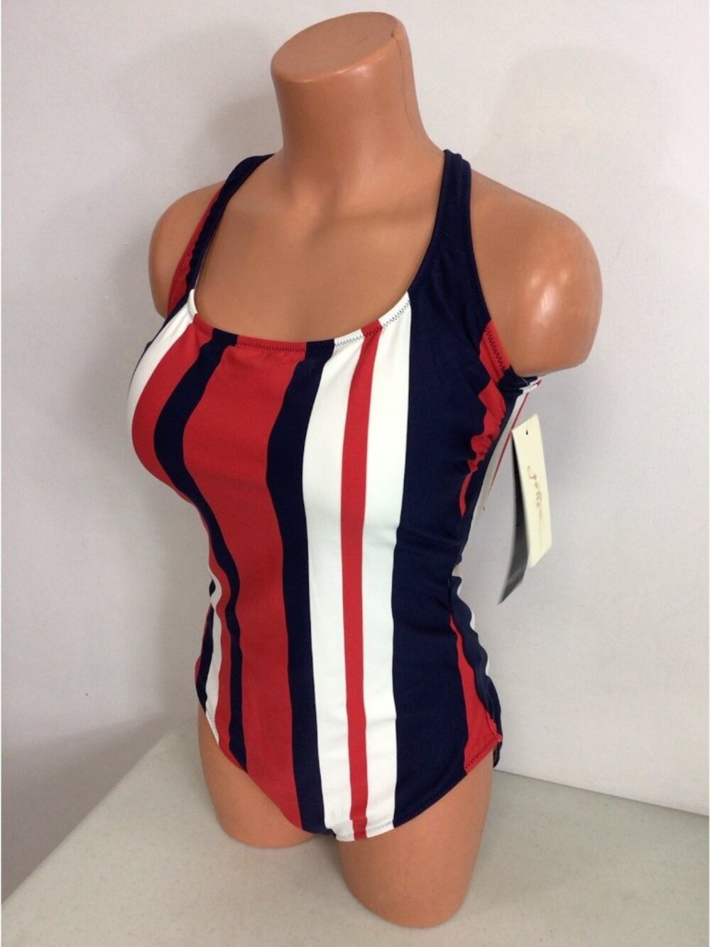 Gottex Swimsuit One Piece Red White & Blue Womens 12 New